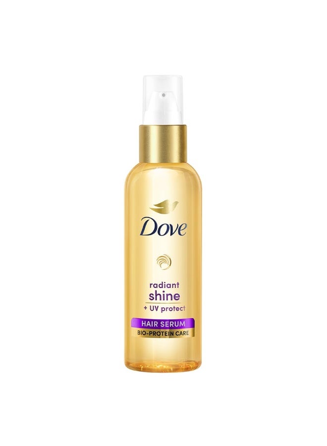 Dove Radiant Shine + UV Protect Hair Serum For Dry & Frizzy Hair 48ml - Image 1